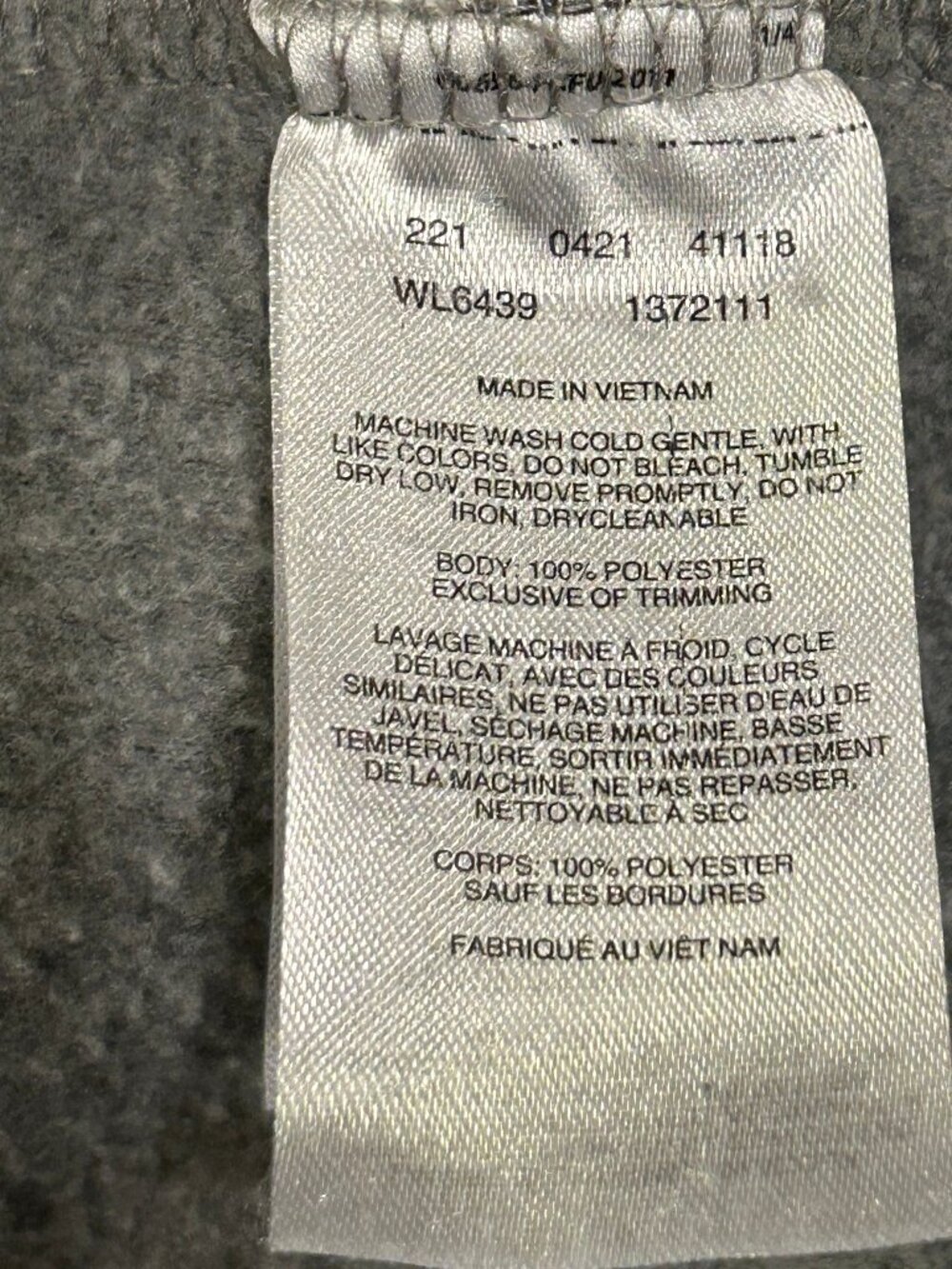 Columbia Women's Gray Benton Springs Full Zip Fleece Jacket, Size L - Picture 5 of 8
